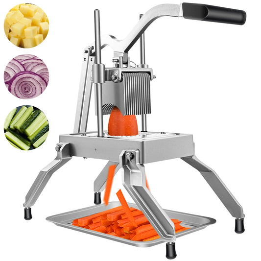 VEVOR Vegetable Fruit Slicer 4.8mm 6.4mm 9.5mm Home Potato Tomato Food Dicer Manual Cutting Machine Kitchen Gadgets Commercial