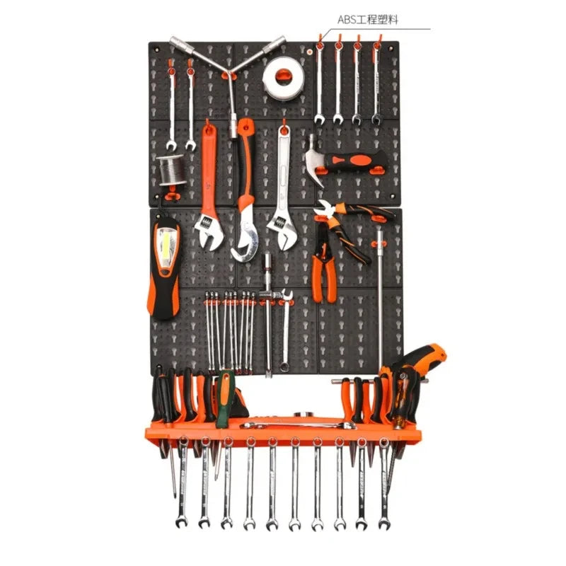 Wall-Mounted Hardware Tool Hanging Board,  Parts Storage Box Garage Workshop