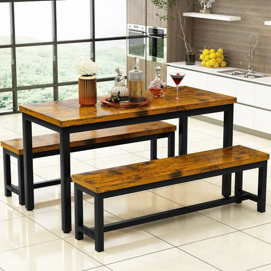 Dining Room Table Set,  Ideal for Home, and Room, wooden table top