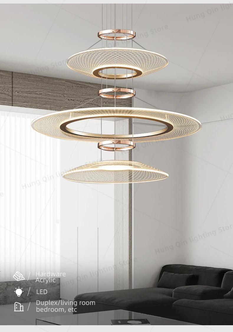 Living Room Chandeliers,  Lamp Kitchen Pendant, Ceiling Led Chandelier