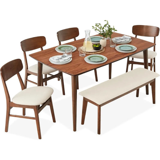 Restaurant dining table set,  suitable for kitchen and dining room, medieval modern dining table